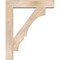 Ekena Millwork Balboa Block Smooth Bracket w/ Offset Brace, Douglas Fir, 7 1/2"W x 36"D x 44"H BKT0806X36X44BOA05SDF - alternate 2
